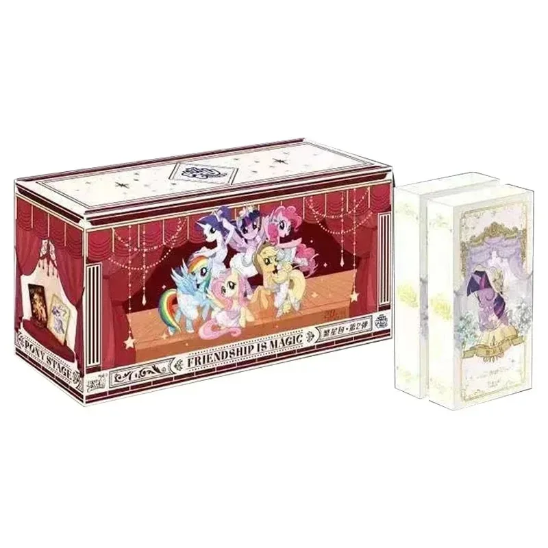 NIEUWE KAYOU My Little Pony Kaarten Engels Goede Maanlicht Sterren Leuke Schaduw Cadeaudoos serie Schattige Anime Verzamelkaarten Speelgoed Cadeaus