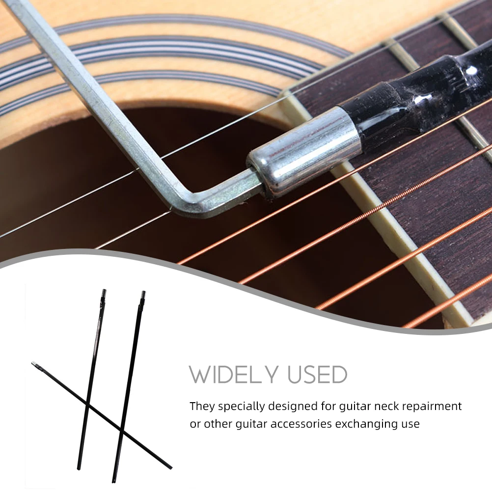 

3 Pcs Guitar Adjustment Lever Truss Rod Rods Neck Accessories Electric Tool Iron Steel