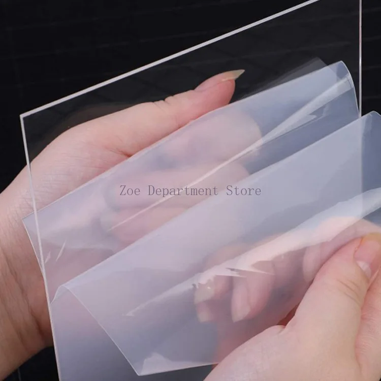 2pcs Large Square Transparent Plexiglass Plastic Sheet Acrylic Board Organic Glass Polymethyl Methacrylate Thickness 1mm