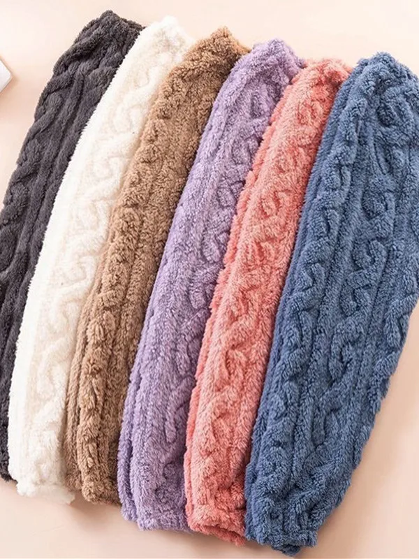 Thickened Fleece Home Pants Double-Sided Coral Velvet Warm Loose Women's Sleepwear Winter High Waist Long Pants Polyester