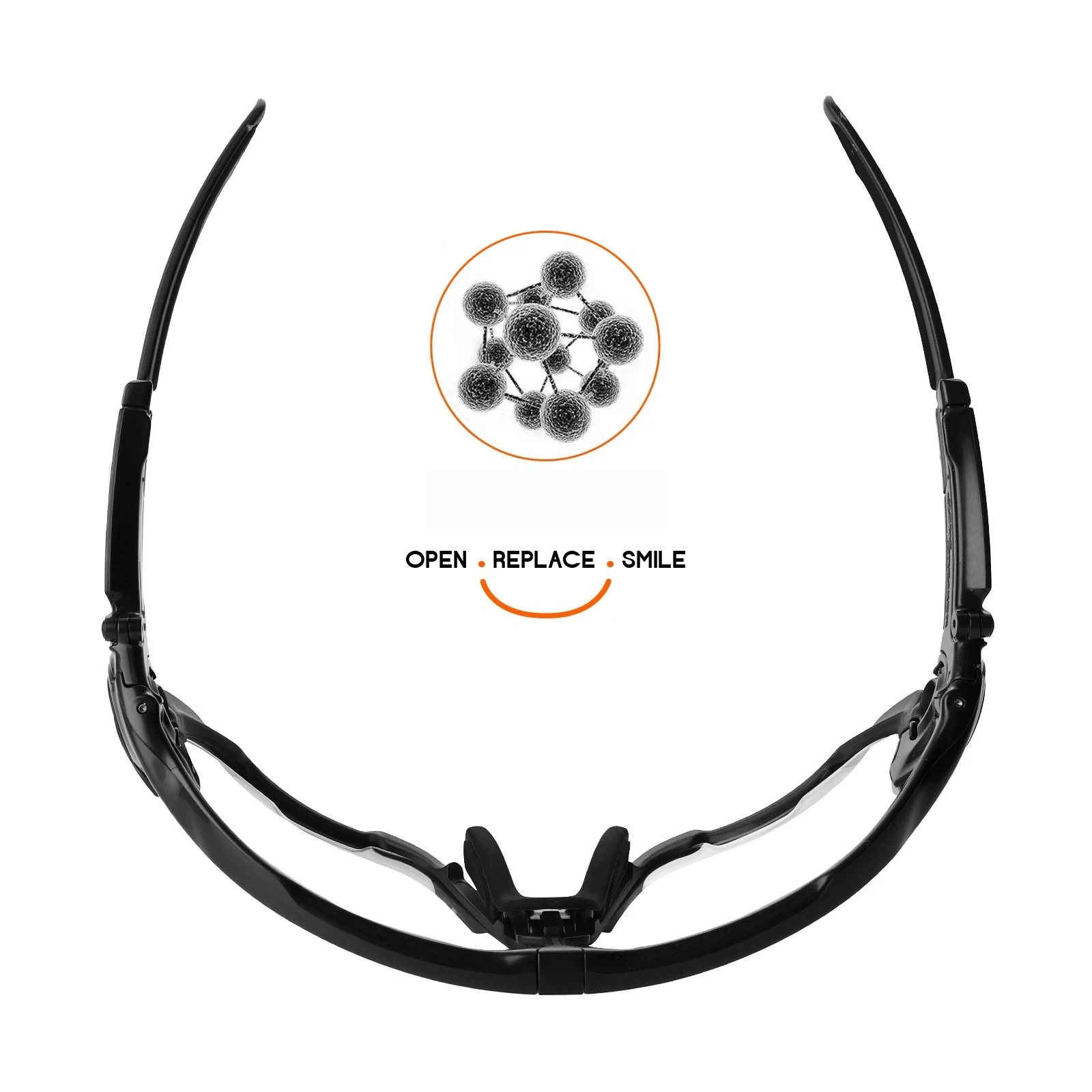 وسادات أنف بديلة من Hokklo لنظارات Oakley Jawbreaker OO9290 الشمسية