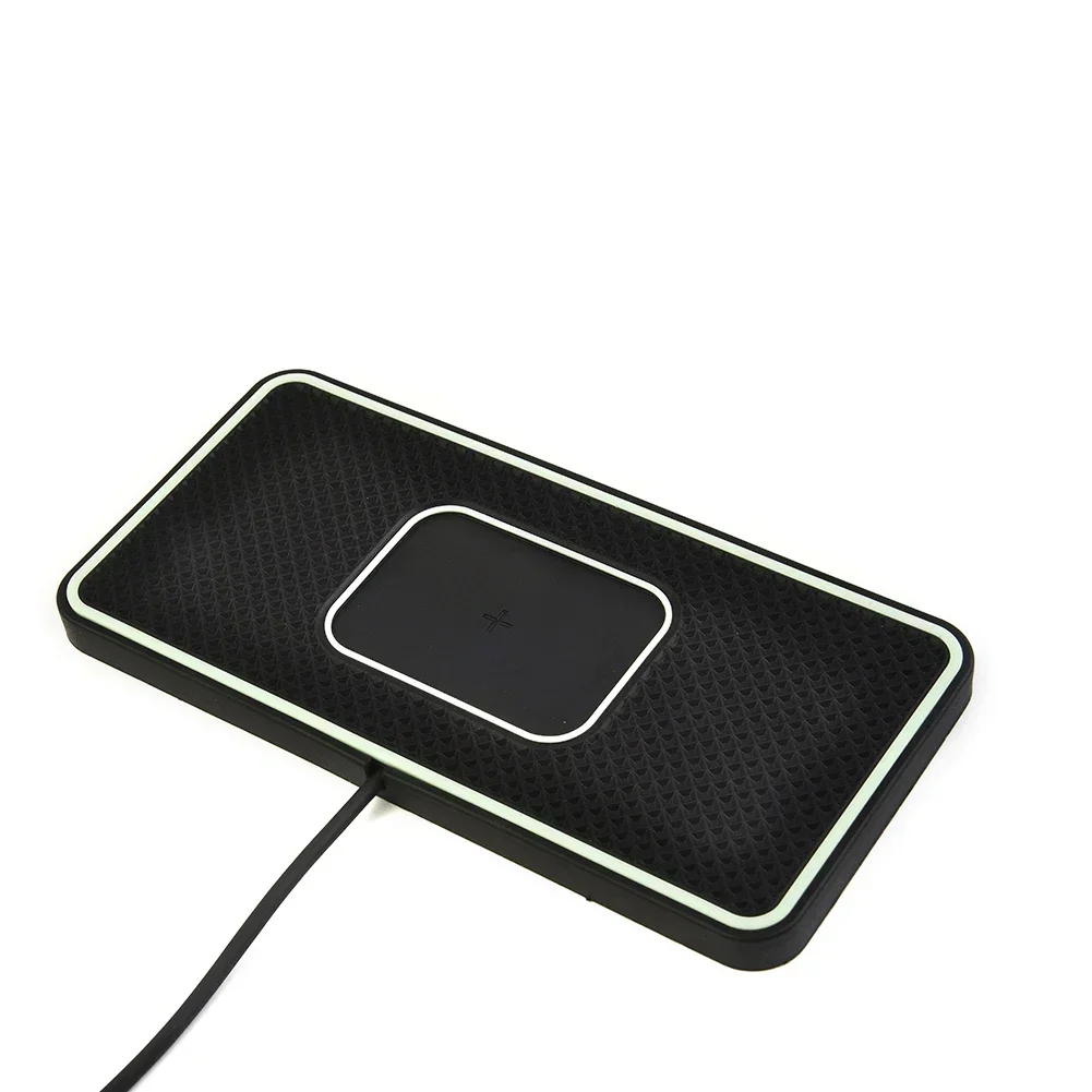 15W Drahtlose Ladegerät Pad Auto Schnelle Lade Telefon Stehen Dock Für Telefon Drahtlose Onboard Auto Lade Pad