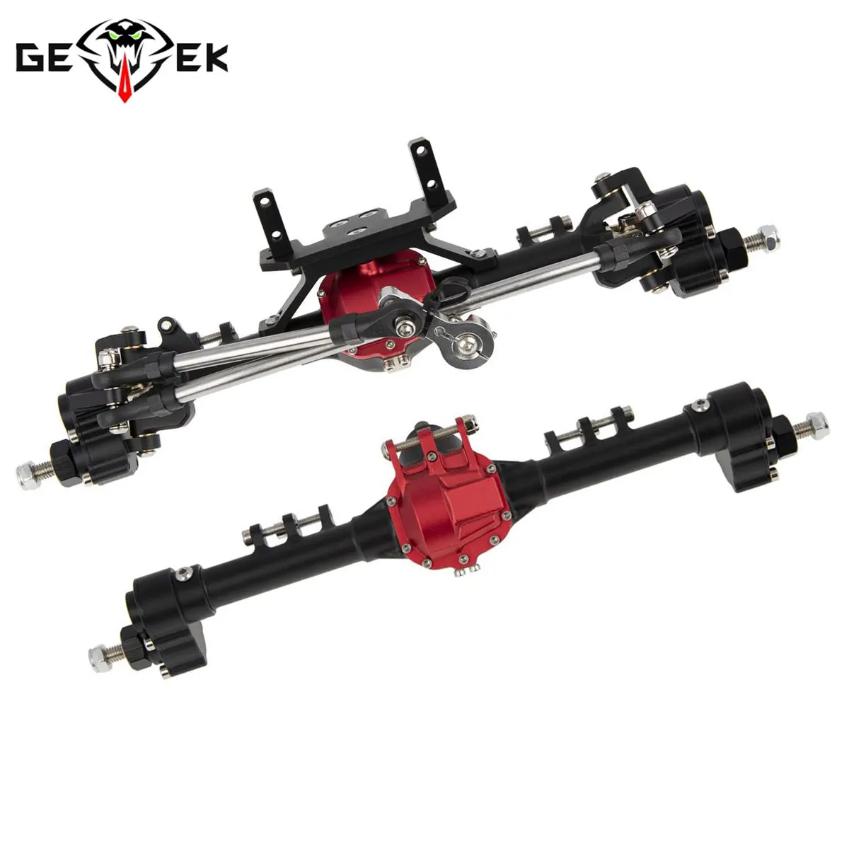 

SCX10 II CNC Aluminum Integrated Axle Front Rear Portal Axle for 1/10 RC Crawler Car Axial 90046 90047 CC01 LCG Chassis Parts