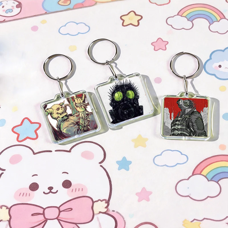 Japanese Anime Dorohedoro Acrylic Keychain Handmade Hanging for Clothes Backpack Decoration Accessories Gifts with Friends