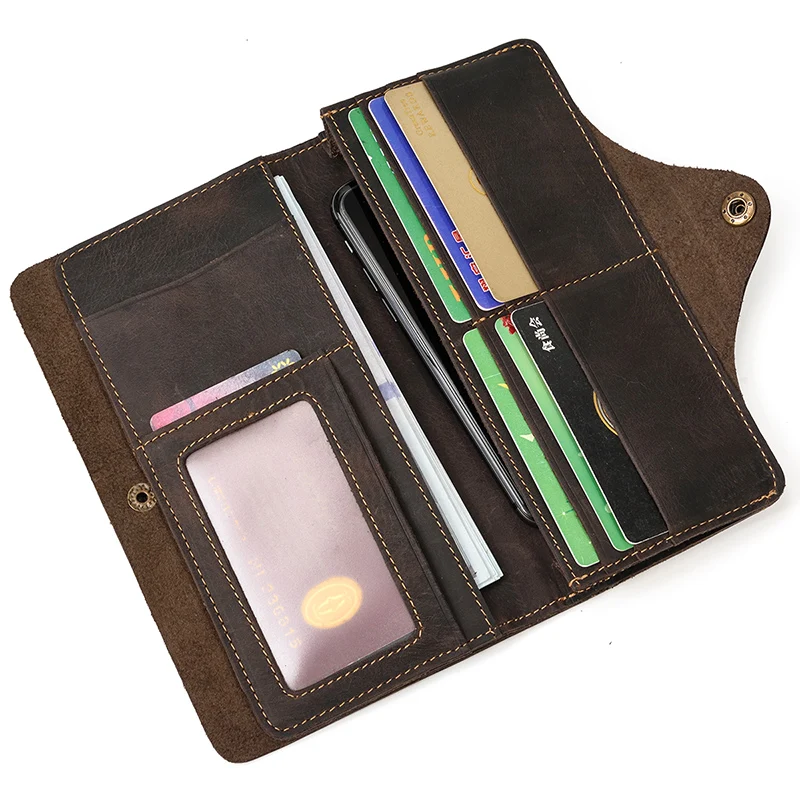 

High Quality Men Wallet Vintage Design Bifold Purse Wallet for Credit Cards Men Women Unisex Leather Burse