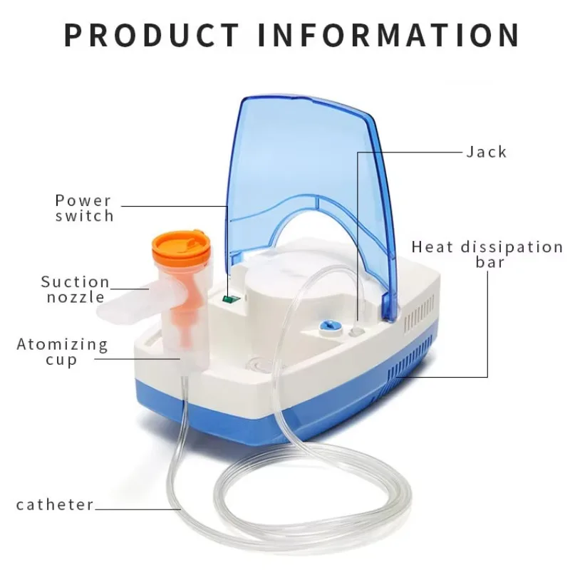 

For Adults Chiren Cross-Border Home Use Medical Machine Electricity Virus-Driven For Adults Children Portable Silent Nebulizer