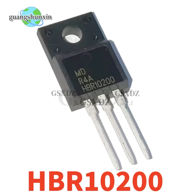 10PCS HBR10200 TO-220F Schottky diode HBR10200S TO-263 multiple specifications selected for spot purchase