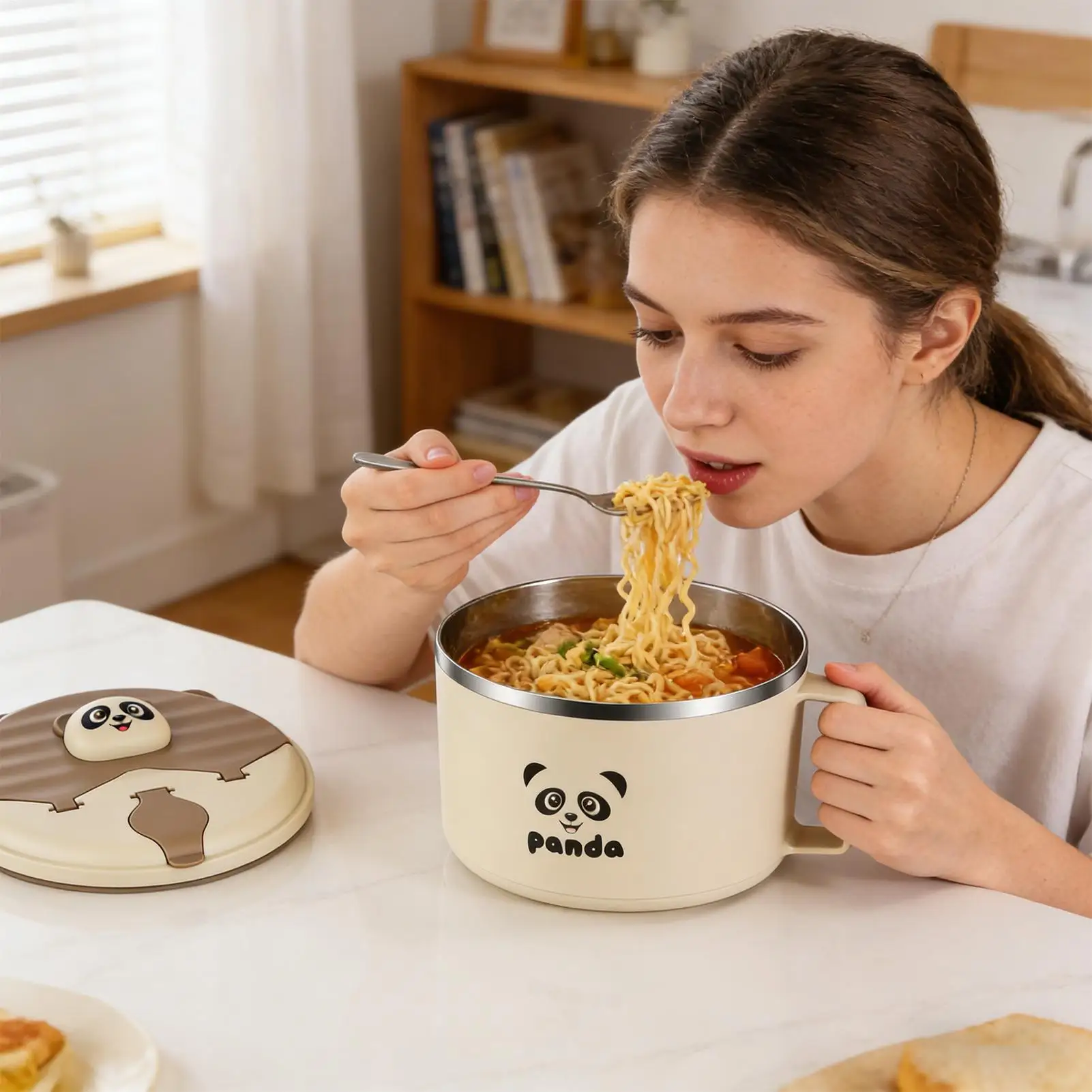 Soup Bowls with Lids Stainless - مراجعة Meal Prep Noodles وسعره
