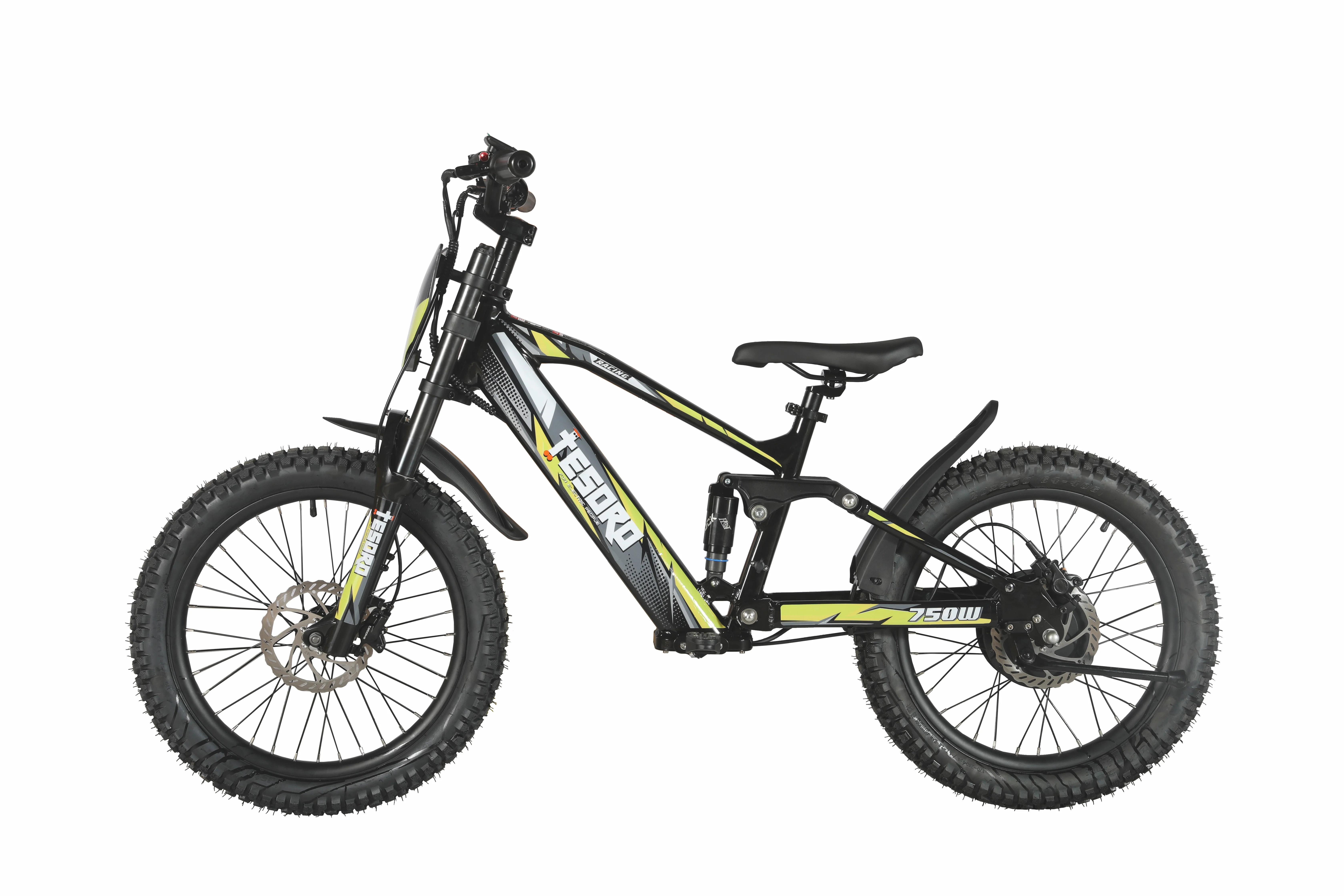 500W - 750W Motor Dual-wheel Children's Bicycle Four-link Suspension Frame Balance Bike