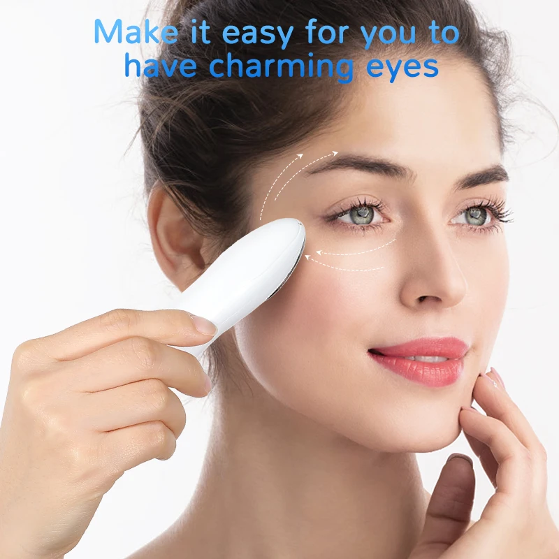 CMH Electric Mini Eye Massager Facials Vibration Wrinkle Removal Device Dark Circles Anti Ageing Massager Eye Skin Care Tools ﻿