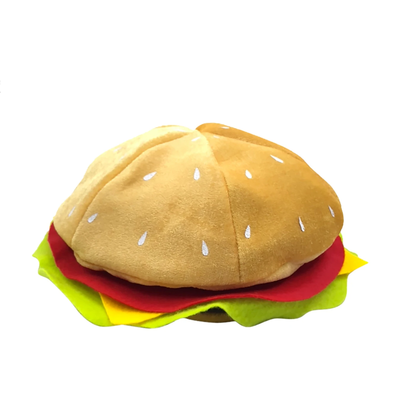 Funny Hamburger Hat,Fun Fast Food Hamburger Hat,Pizza Supplies Decorations,Crazy Silly Hat for Halloween