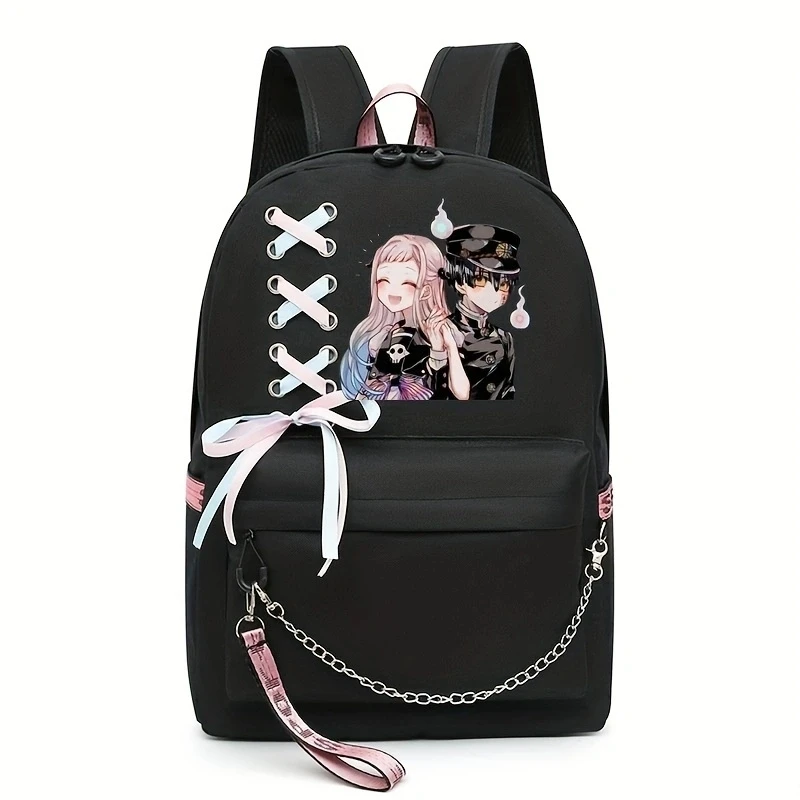 Anime Toilet-Bound Hanako Capacity Backpack Women Men Laptop Backpacks Oxford School Bags Teen College Student Mochilas