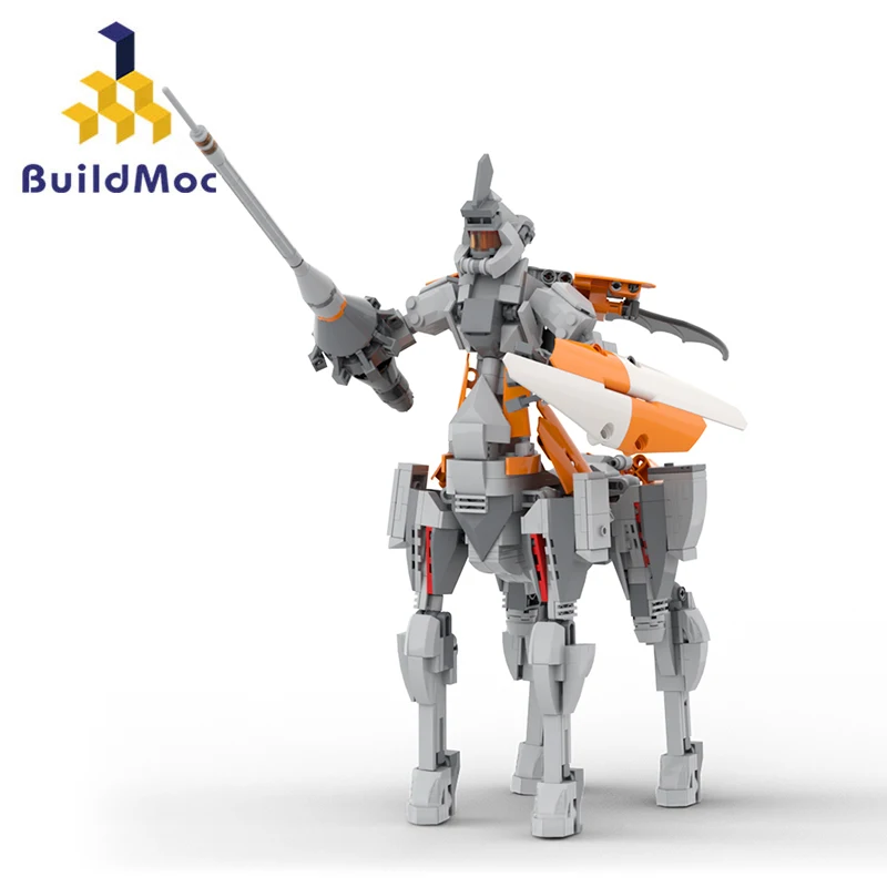 Buildmoc Mechanical Beast Centaureds Robot Horse Ideas MOC Building Blocks Kits Toys for Children Kids Gifts Toy 707PCS Bricks