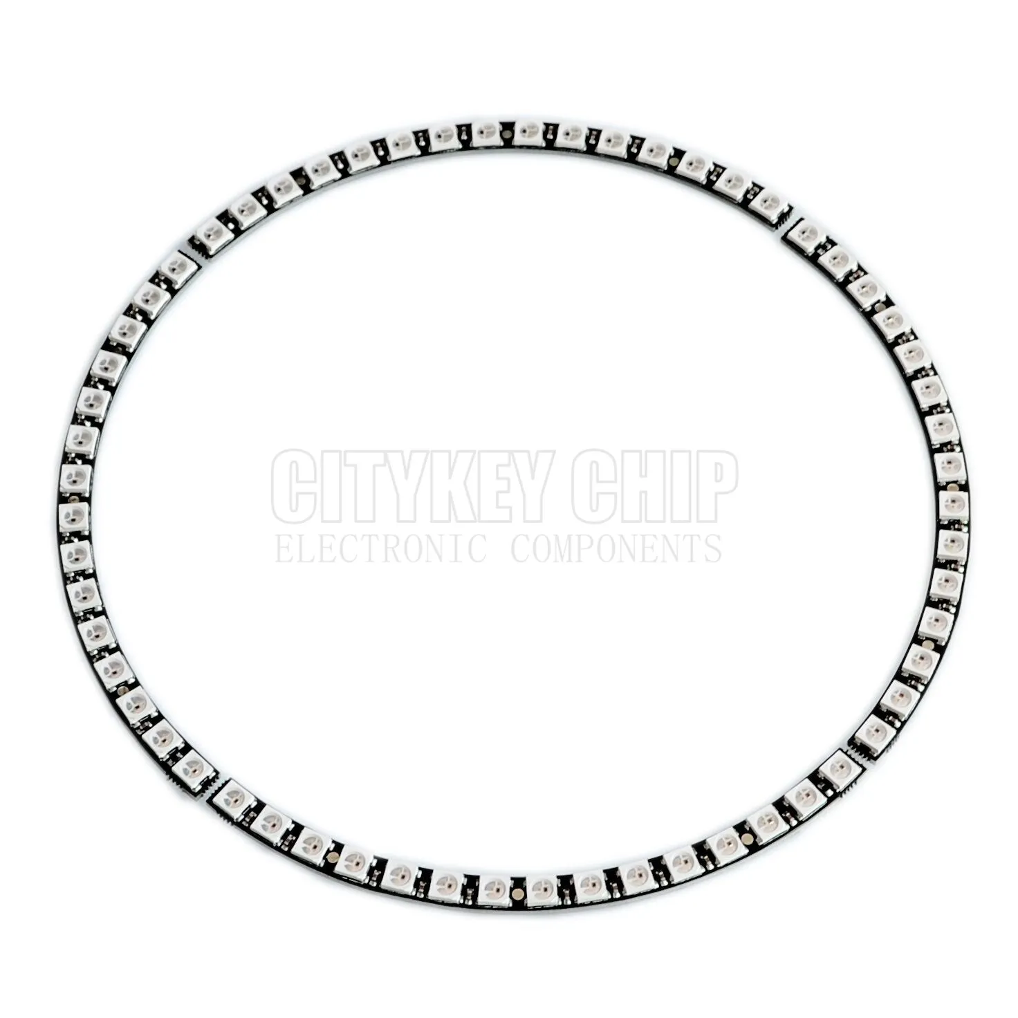 

Ring Wall Clock 60 X Ultra Bright WS2812 5050 RGB LED Lamp Panel with Integrated Drivers