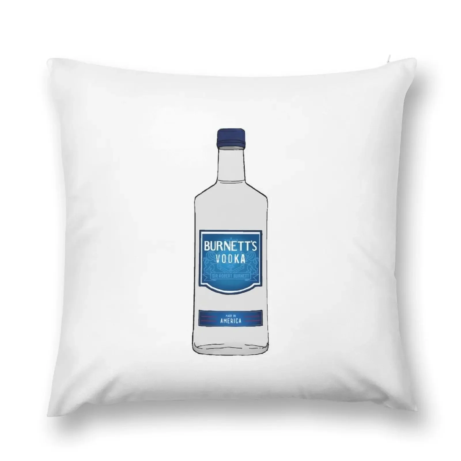 Burnett’s Vodka Throw Pillow Pillow Cases Decorative pillowcases for sofa cushions pillow