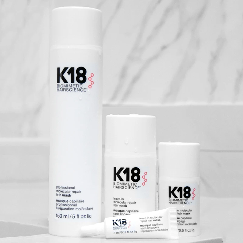 

K18 150ml 50ml Leave-In Molecular Repair Hair Mask Deep Conditioning Keratin Treatment Soften Hair Smoothing Healthy Hair Care