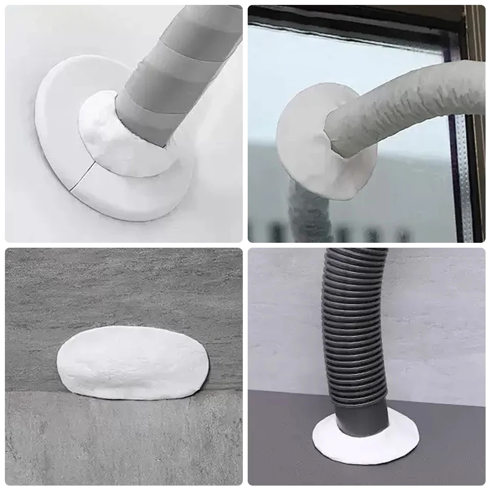 30-1 pces reparação selagem argila selante à prova dwaterproof água vedação cola sólida duto selo reparação argila para buraco de parede buraco de ar condicionado