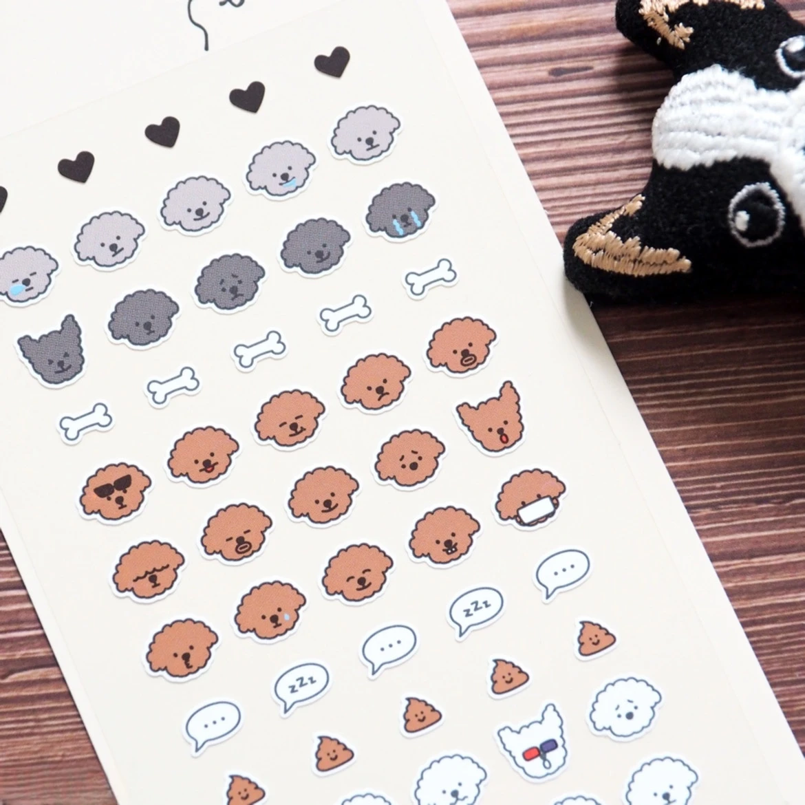 Koreanische Import Marke Suatelier Mini Welpen Cartoon Aufkleber Scrapbooking DIY Journaling Tagebuch Schreibwaren Aufkleber Dekor Schule Geschenk