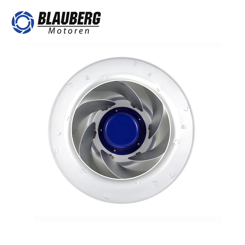 Blauberg 48v 400mm Air Conditioner Steel Blades Backward Curved Impeller Air Cooler  Centrifugal Suction Exhaust Fan