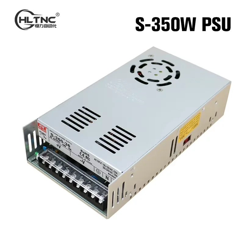 HLTNC S-350W SMPS 350W Switching Power Supply AC-DC Converter 5V/12V/24V/36V/48V/60V For CNC Milling 57 Stepper Servo Motor