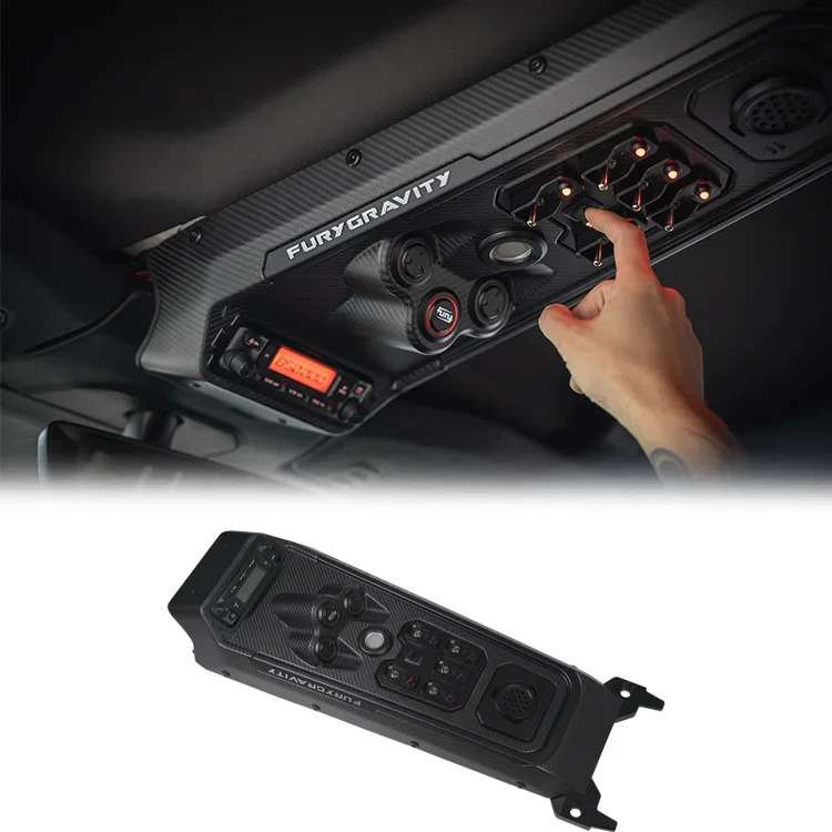 TLF  Fury 2020 2021 2022 JT Accessories Carbon Fiber CENTER CONTROL MODULE Kit for Gladiator
