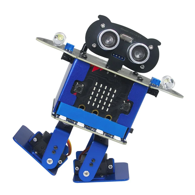 BBNV-Happybot Programming Car Robot Programming Car +XR Scratch Biped Walking Dance Music Micro:Bit Motherboard APP