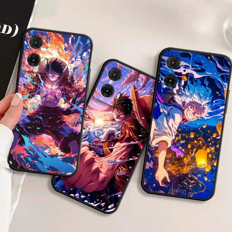 

Cartoon Design One Piece Phone Case For Motorola G85 Edge 50 G24 G35 G14 G04 40 G72 G34 G G54 G13 G32 5G Black