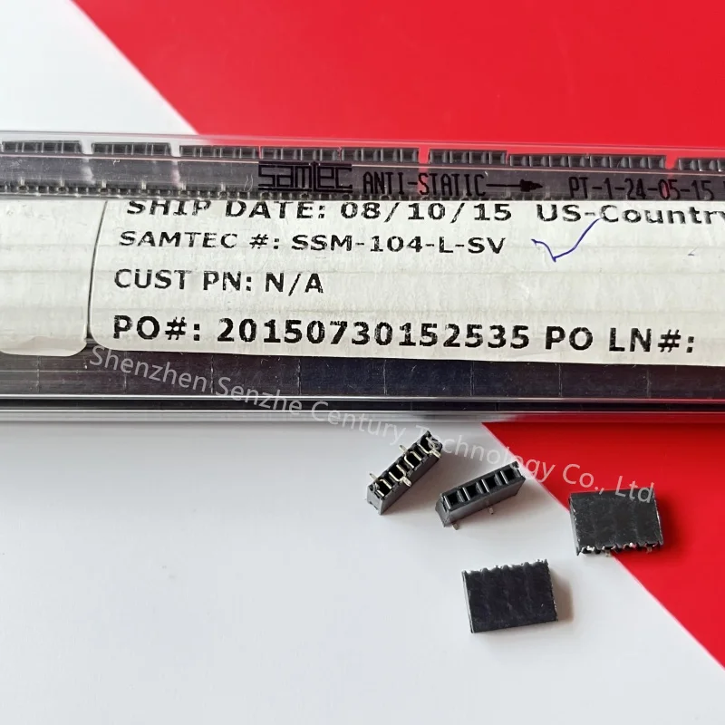 

5pce lot New Original Headers and Wire Housings Surface Mount PCB Socket Strips 100 pitch 2.54mm SSM-104-L-SV