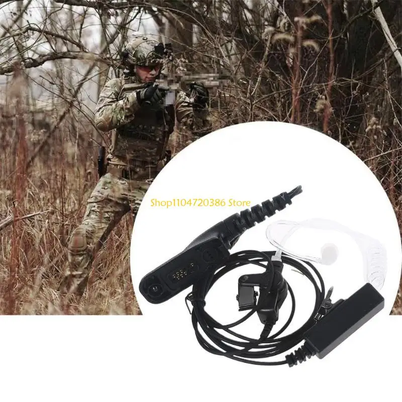 K0EA Walkie-talkie Air Duct Headset Anti-radiation for  X-PR 7350 X-PR 6350 6550 1.5m /59.06inch