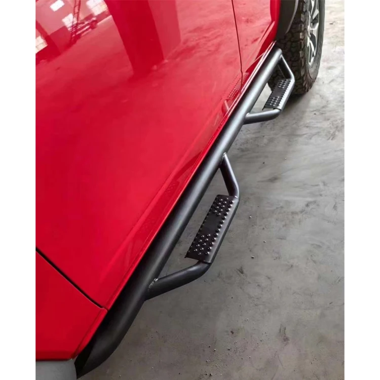 MusixiA Nerf Bar Universal Pickup Truck 4 Doors Aluminum Side Step Running Board For Ford Bronco 2021+ Tacoma Tundra 4Runner 3
