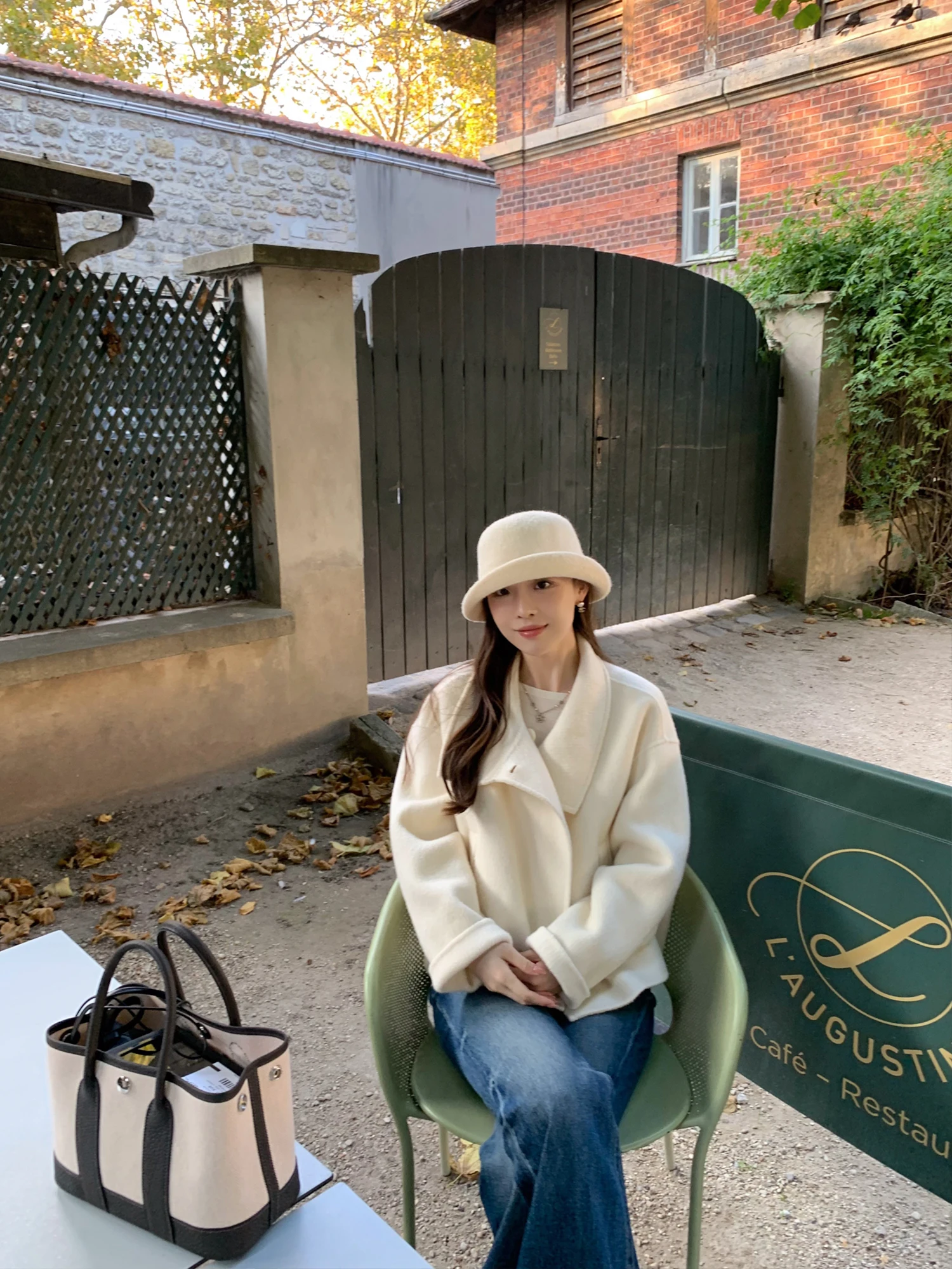 

Двустороннее шерстяное пальто Le Lalin из шерсти альпака, белое, длинное и короткое, для зимних поездок на работу, модное женское пальто