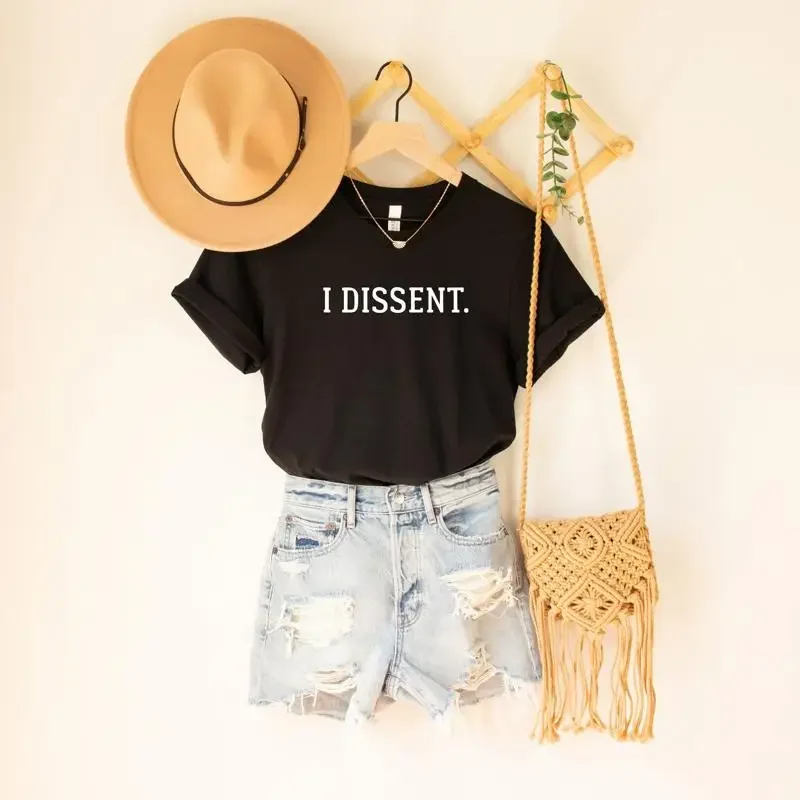 I DissenT T Shirt RBG When There Are Nine Reproductive Rights Women's Top Abortion Ban My Body Choice