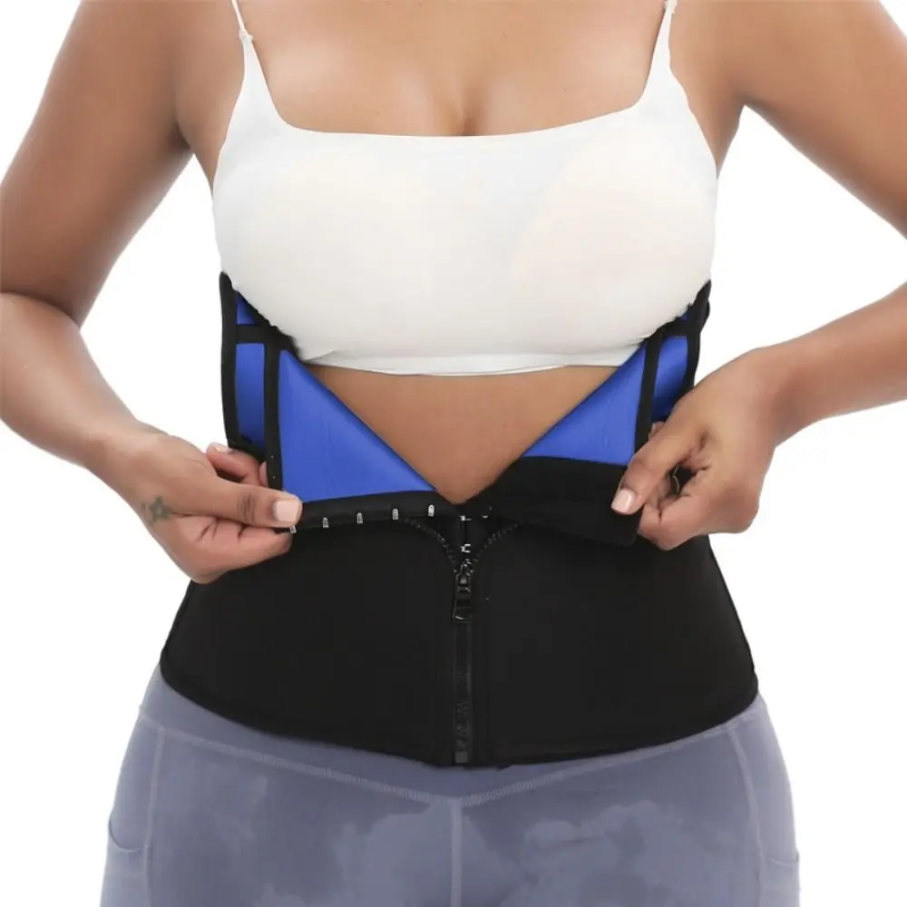 Double Layer Women Waist Trainer Adjustable Tummy Control Tummy Trimmer Belt Sweat Slim Belt Belly Sheath Waist Shaper Corset