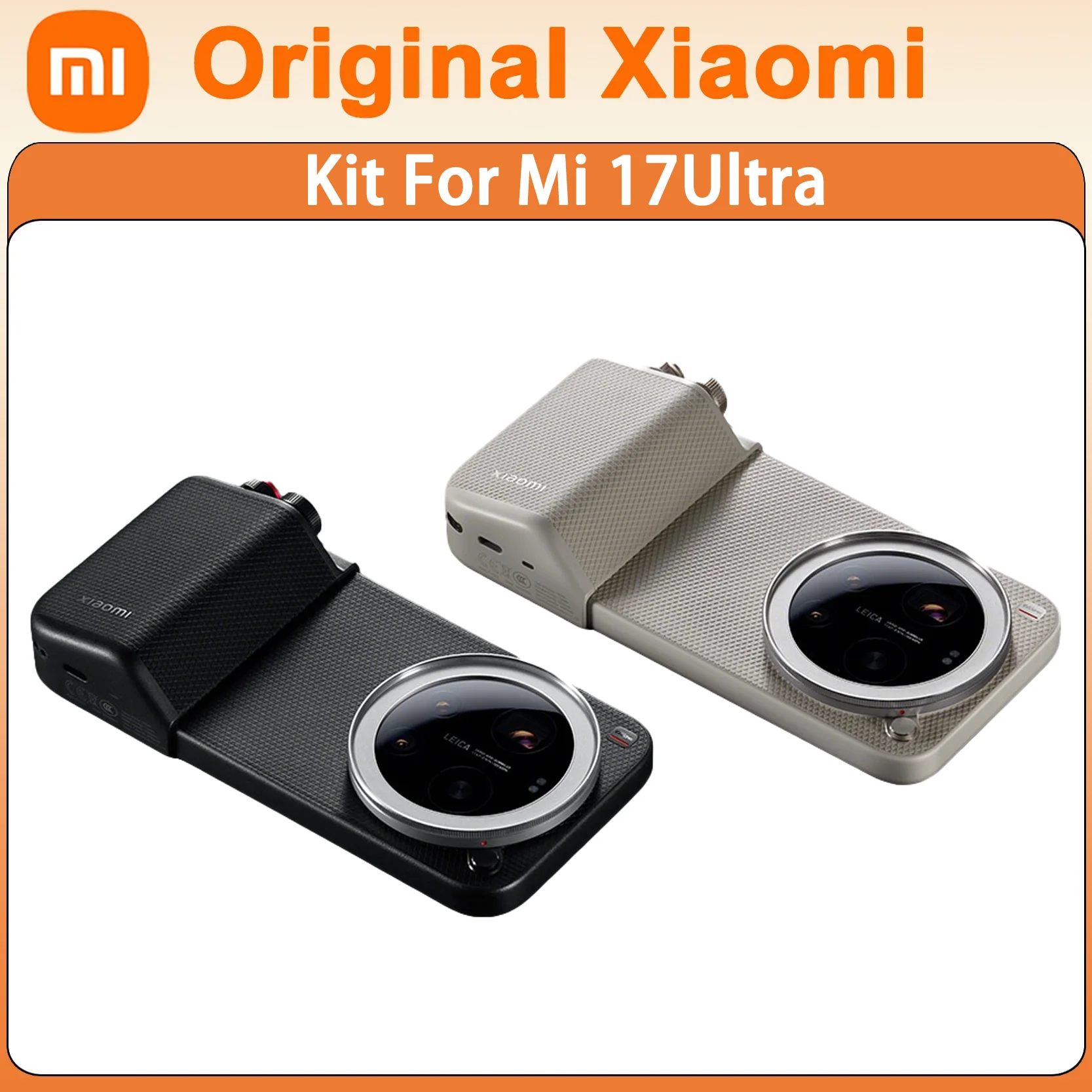 

Original Xiaomi 17Ultra Camera Grip Kit With Textured Design And Leica Lens Ring For Enhanced Mobile Photography Stability