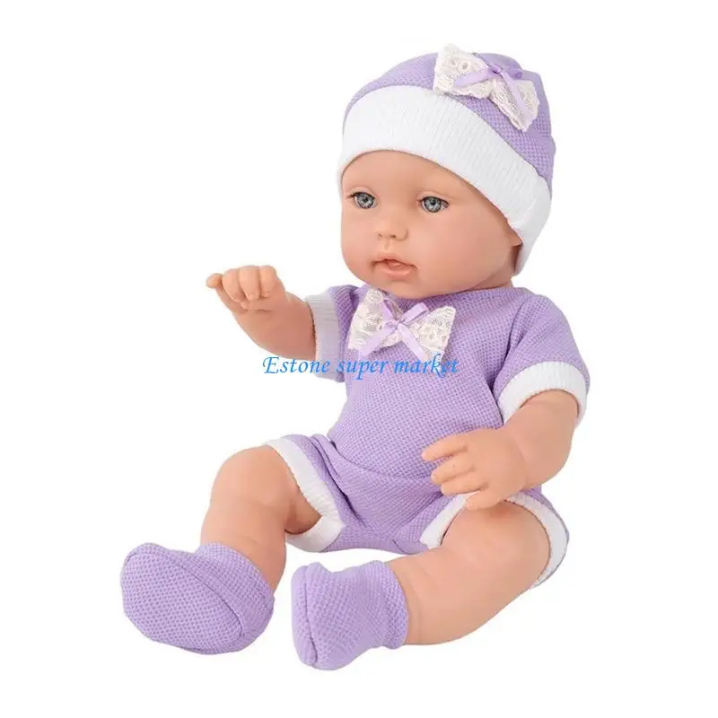 

090B 12-дюймовая реалистичная кукла-новорожденная кукла с мягким телом и подвижными суставами, безопасная для детей и детская