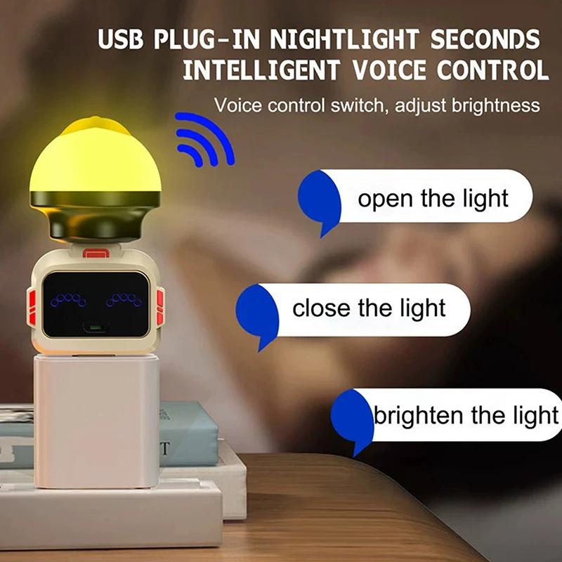 Intelligent USB English Voice Activated USB Switch For 5V Devices Fans Lights Adjust Brightness Speed Not Need Manual Control