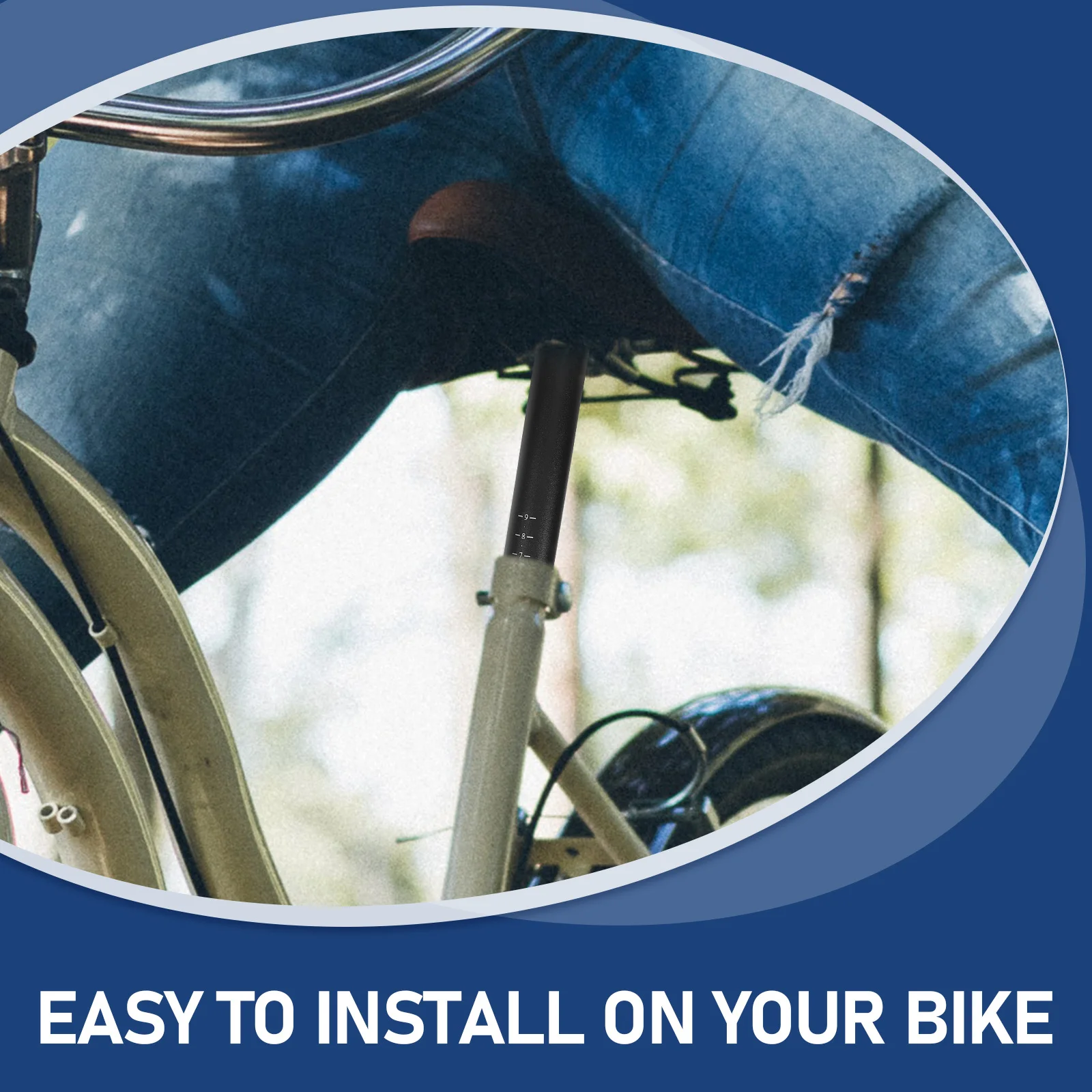 عمود مقعد من سبائك الألومنيوم لاستبدال الدراجة الجبلية، خفيف الوزن ومتين وقابل للتعديل، ملحقات ركوب الدراجات #6