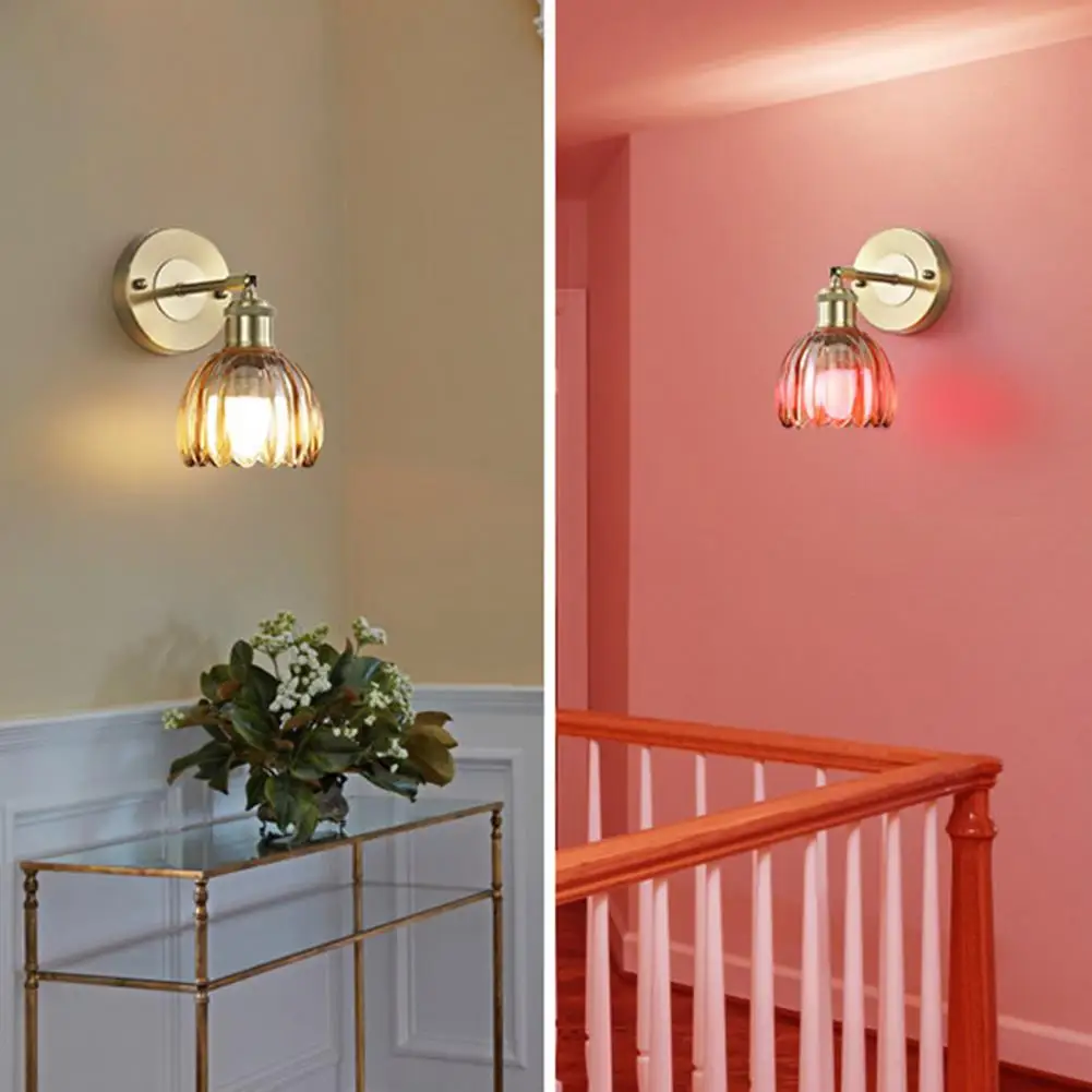 

Night Light Retro Led Wall Lamp with Remote Control 3 Color Temperatures 12 Rgb Options Battery Operated Rechargeable Light