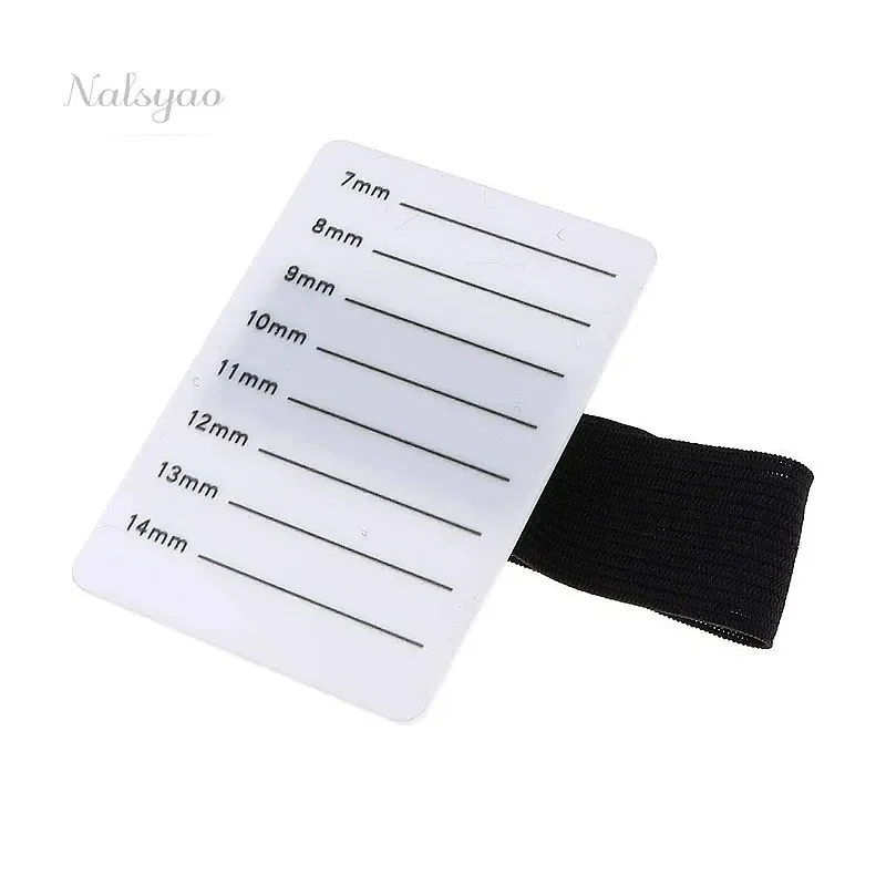 CNKESS Acrylic Fake Eyelash Tray Strip Stand Display Hand Plate Eye Lash Extension Grafting Palette Tool