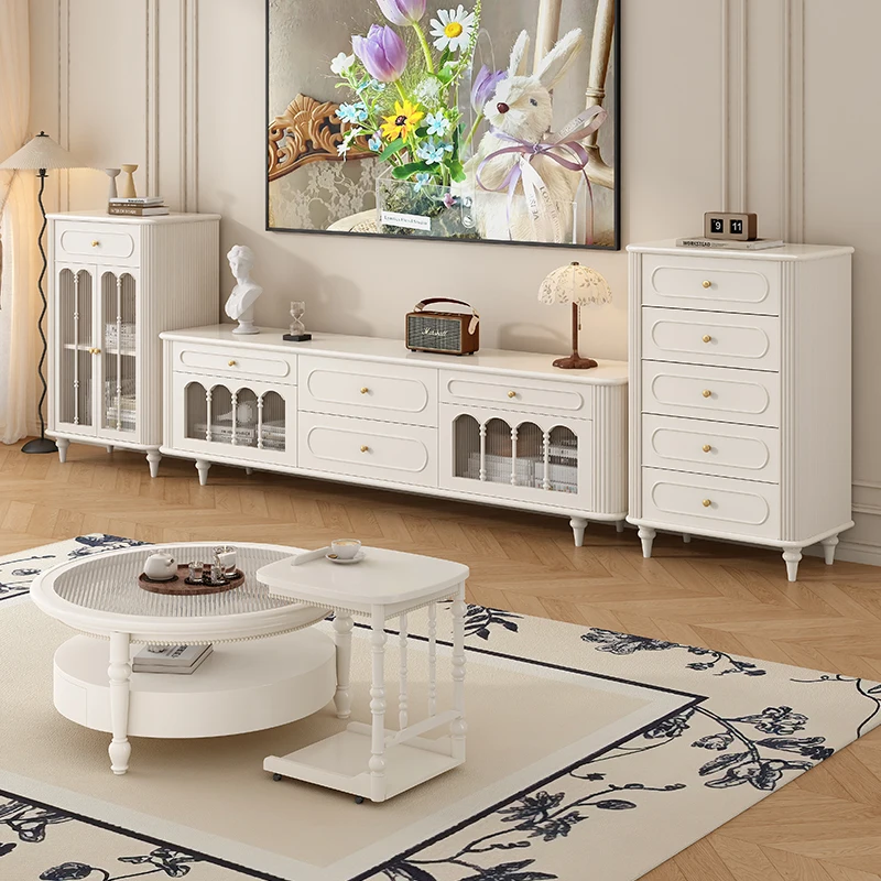 

Organizer Storage Tv Stands Minimalist Wood Drawers Luxury Display Tv Table Living Room Mobile Suporte Para Tv Home Furniture
