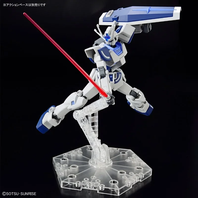 Bandai em estoque original grau de entrada a base gundam limitada lan gundam shishiaku ichigata anime figuras de ação brinquedos colecionáveis