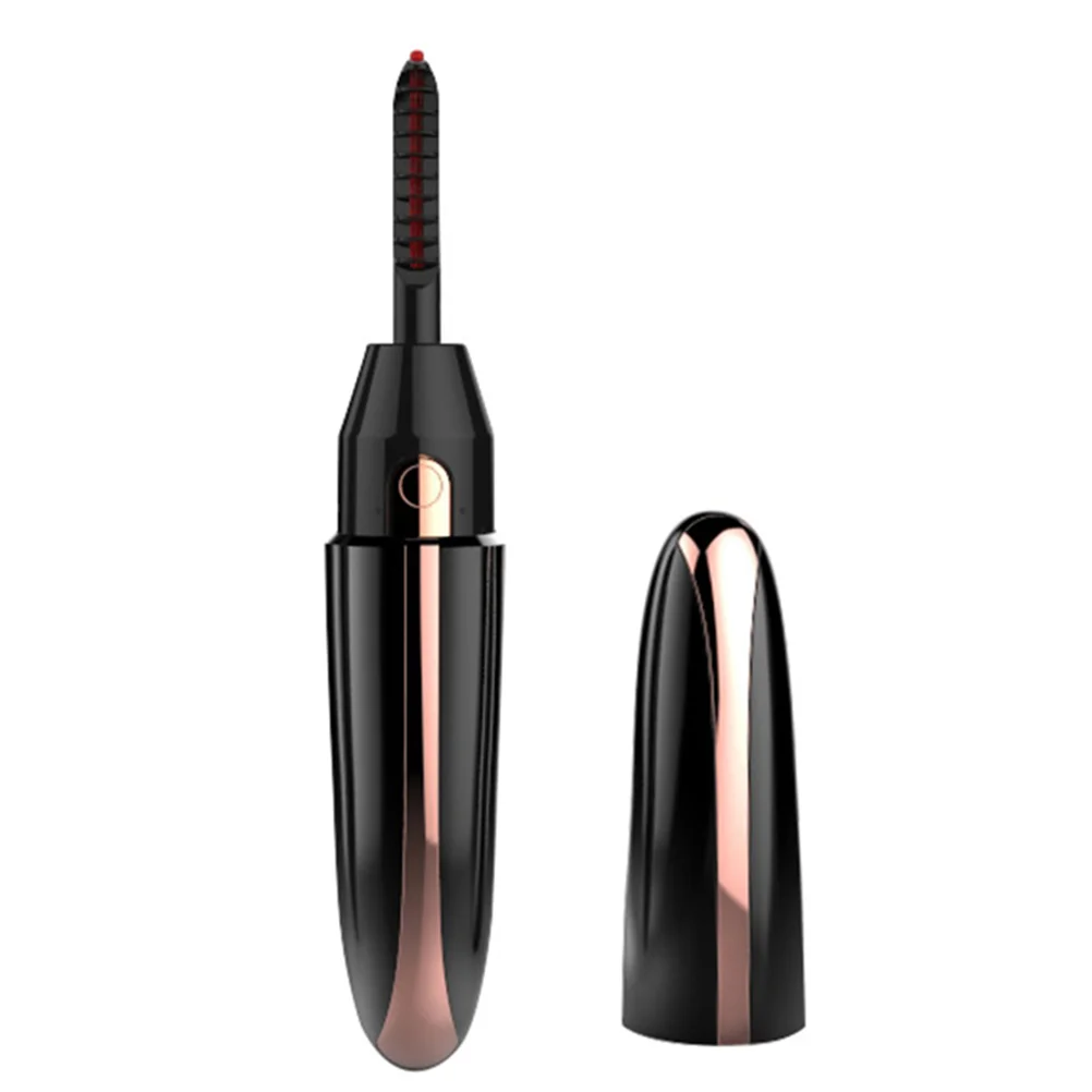 

Usb Rechargeable Electric Eyelash Curler Set With Fast Heating Wide Area Multiple Temperature Protection Eyelash Curling Kit