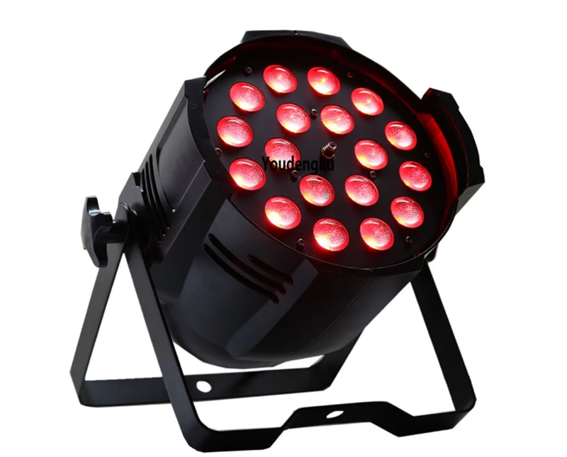 파 LED DMX 18x10 RGBW 4 인 1 LED 파 64 줌 디스코 바 클럽 파티 조명, 6 개