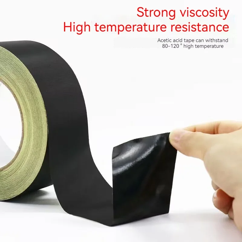 30M 5~50MM 1PCS Flame Retardant High Temperature Insulating Acetate Cloth Tape For LCD Repairing Black Acetic Acid Adhesive Tape