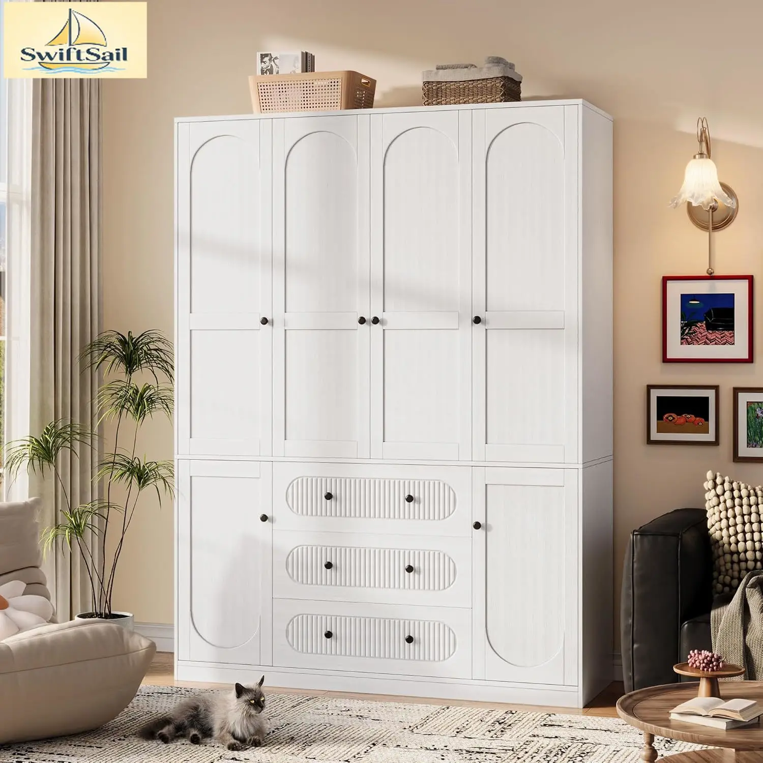 4 Doors Freestandin…