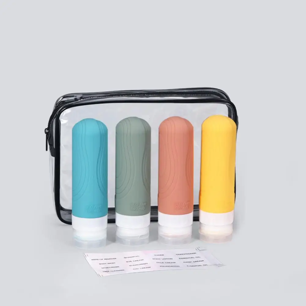 

Leak-proof Travel Bottles Reusable Travel Bottles with Capacity Easy-to-clean Design 90ml Portable for Creams for Travel