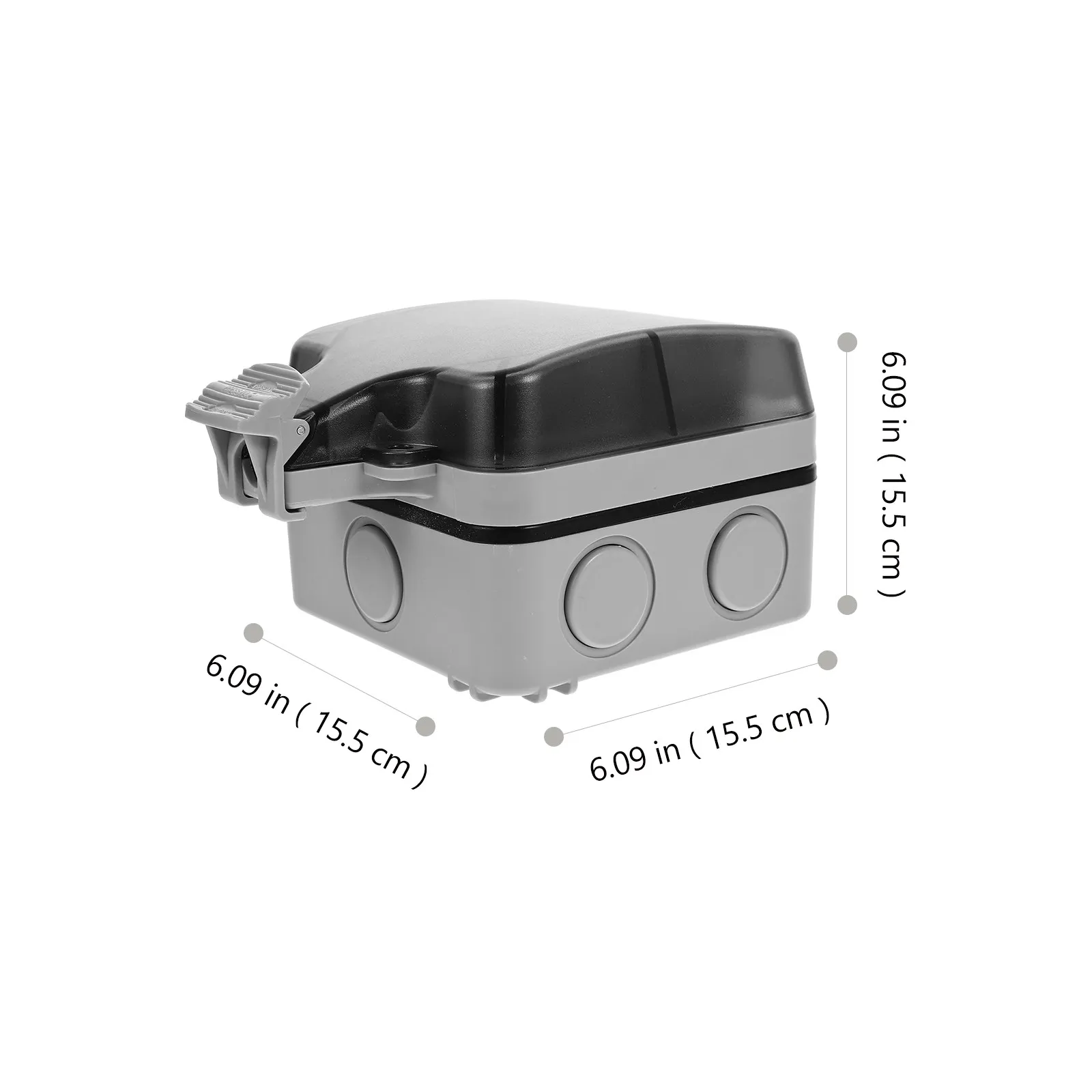 Sturdy Lightweight Outdoor Junction Box Weatherproof Electrical Project Box for Temperature Control Power Supply DIY Electronics