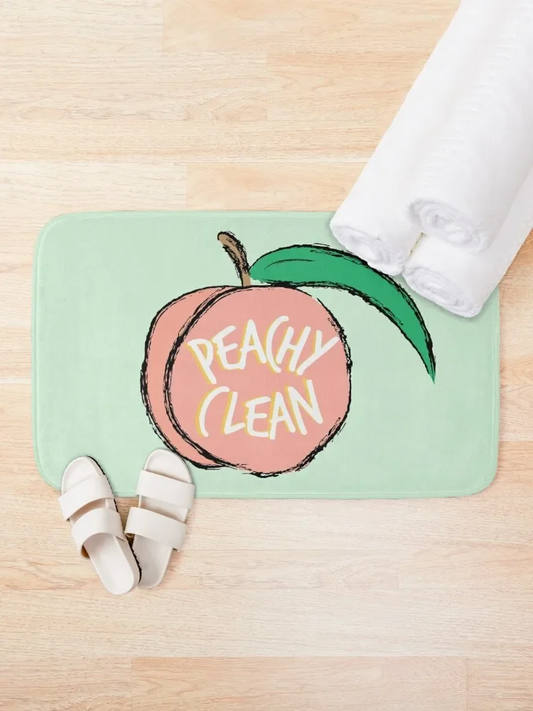 Peachy Clean! Bath Mat Bathroom Accessory Bathroom Use Bath Accessories Mat