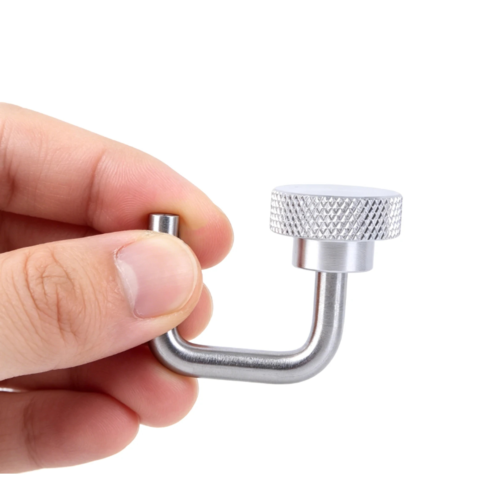 U-Shaped Table Connector Hooks for Snow Peak IGT Camping Supplies Alloy Rail Joint Sliding Buckles Stainless Steel Portable