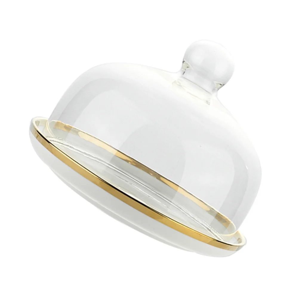 

1 комплект, маленькая куполообразная прозрачная стеклянная крышка для торта, защищает от загрязнения, легко идентифицируйте конкурса без открытия, идеально подходит для домашней вечеринки, закусок